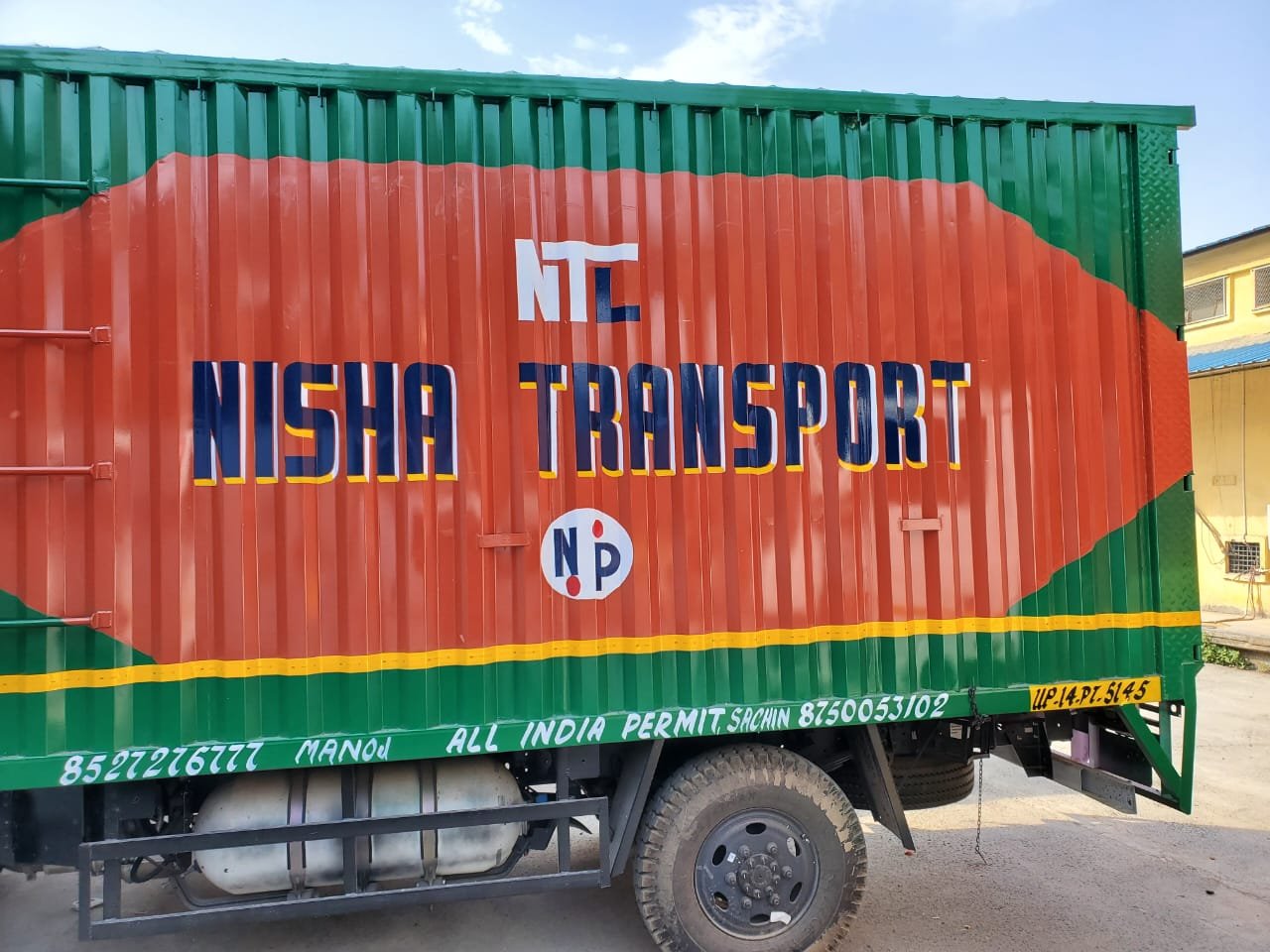 Painted truck